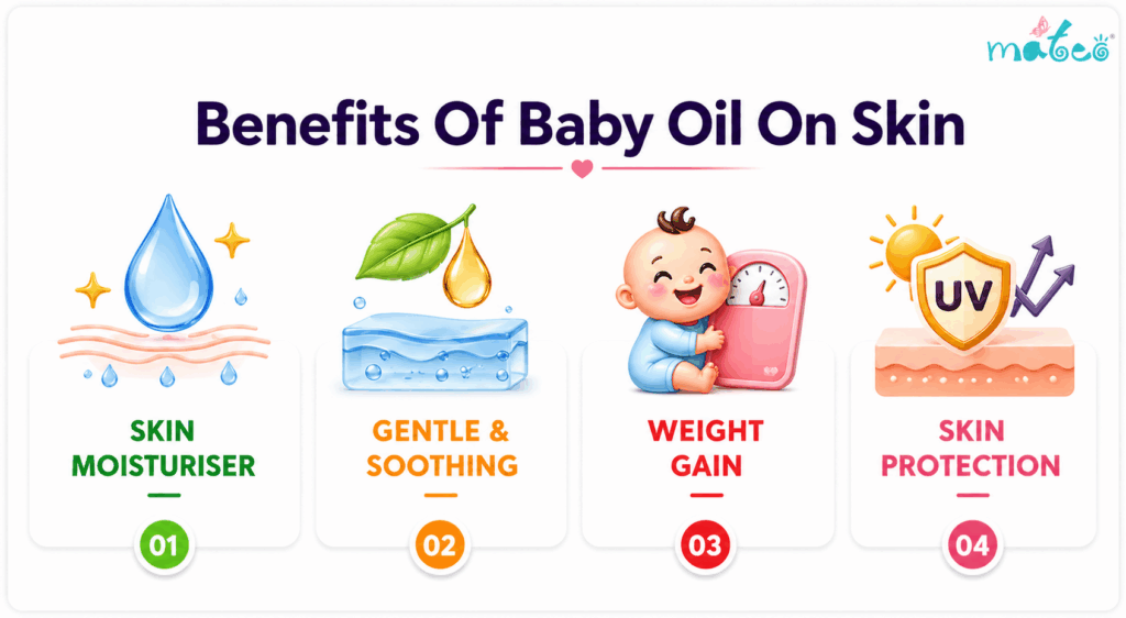 how can baby oil effect baby health 