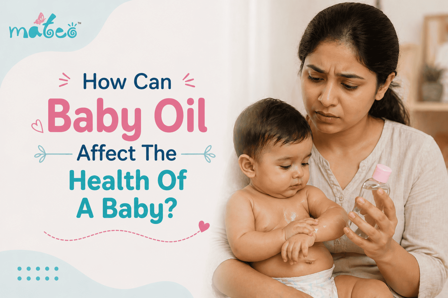 how baby oil effect to baby health