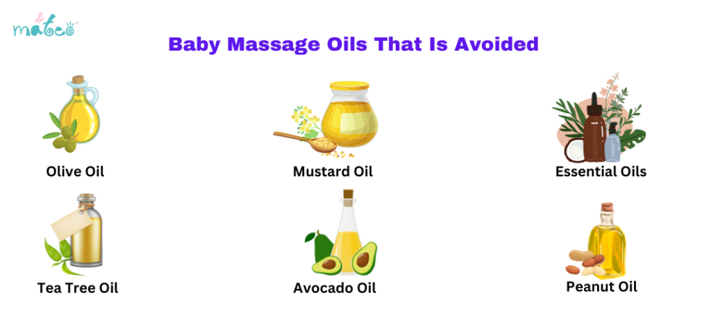 Baby Massage oil that is Avoided