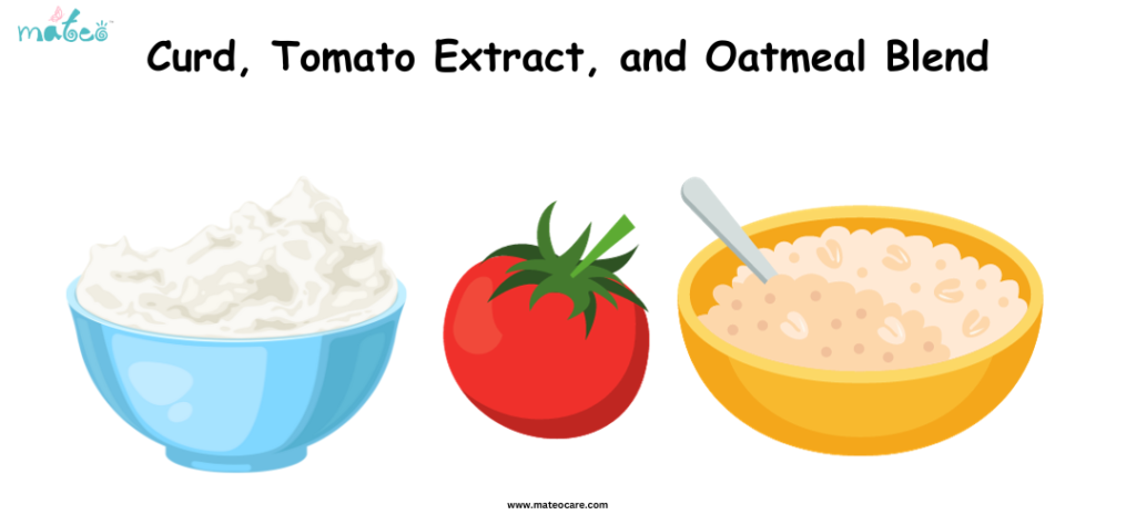 Curd, Tomato, Oatmeal