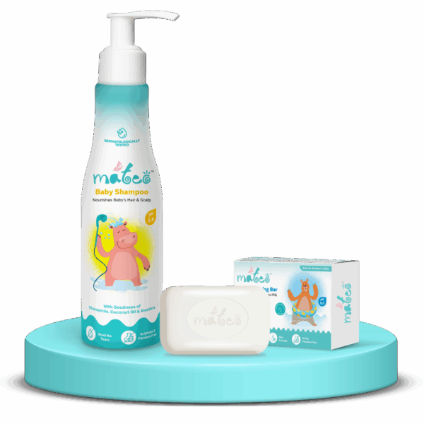 Mateo Baby Shampoo and Mateo Cleansing Bar(Combo Pack)