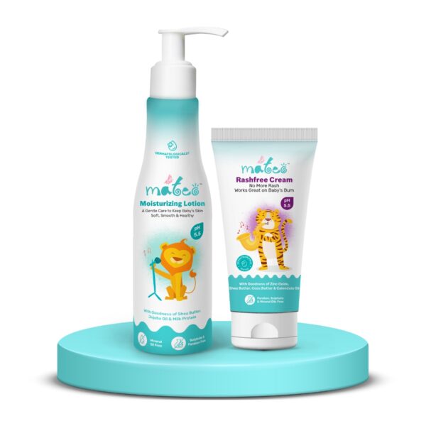 Mateo Moisturizing Lotion and Mateo Rashfree Cream(Combo Pack)