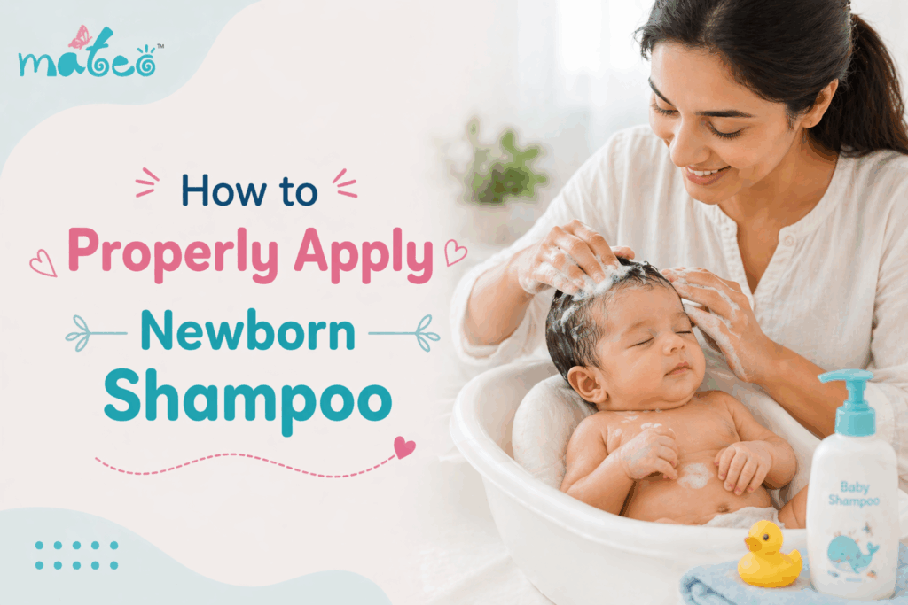 How to Properly Apply Newborn Shampoo